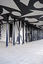 Plafond de la terrasse conçu par Jacques Lagrange (2012).