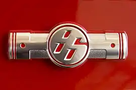 Le logo de la GT86, représentant l'architecture boxer du moteur.