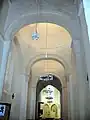 La nef à file de coupoles.