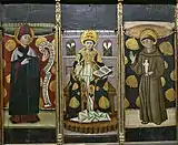 Triptyque de saint Yves (église Saint-Clément et Saint-Antoine de Padoue, XIVe ou XVe&nbsp;siècle)
