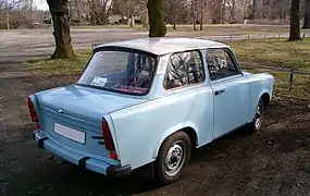 Une Trabant 601 S de 1989.