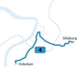 Voir la carte de la ligne.