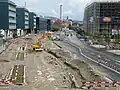 Construction de trams, Zurich Ouest, 2008-2011