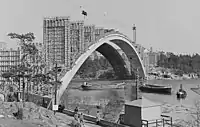 Le pont en 1933.Photo : Bertil Norberg