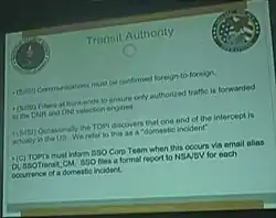 Upstream collection, Transit Authority