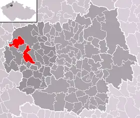 Localisation de Třebenice