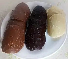 Tuile d'Amiens au chocolat.