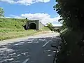 Tunnel-galerie du col Rigat pour le train jaune et RN 116