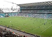 Photo de l'intérieur d'un stade