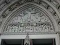 Tympan et partie des voussures du portail sud de la Cathédrale nationale