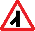 Le trafic fusionne à partir de la gauche (1965–1994)