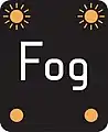 Attention brouillard