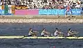 Aviron olympique, utilisant la nage