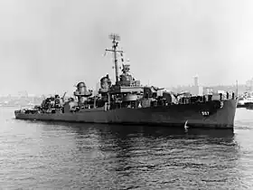 illustration de USS Johnston (DD-557)
