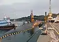 L'USS&nbsp;Kentucky&nbsp;(SSBN-737) à quai.