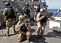 L'équipe d'intervention de l’Absalon durant un entrainement le 19 février 2009.