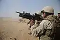 Carabine M4 équipée du M203A1 à canon de 9&nbsp;pouces, Afghanistan (2010).