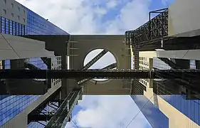 Observatoire vu de dessous.