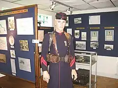 Uniforme de caporal des troupes coloniales de 1870 au Musée du 2e&nbsp;de marine