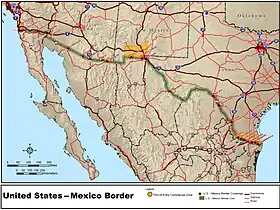 Image illustrative de l’article Frontière entre les États-Unis et le Mexique