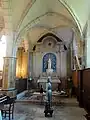 Bas-côté sud, 5e&nbsp;travée, chapelle de la Vierge.
