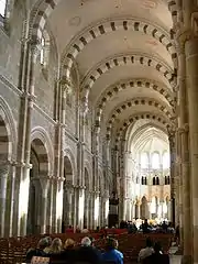 Voûtes d'arêtes, Vézelay.