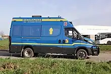 Véhicule de mobilité d'équipe (VME) d'un peloton d'intervention - mars 2024