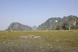 Paysage à Van Long.