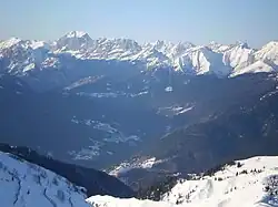 Haut val Degano en hiver