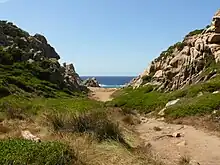 Paysage en Sardaigne.