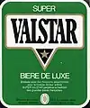 Étiquette de bière Valstar verte (100 cl)