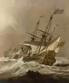 HMS Resolution (en), navire amiral de Sir Thomas Allin, 1er baronnet (en) (c. 1669)