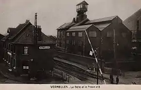 La gare et la fosse no&nbsp;3 vers 1910.