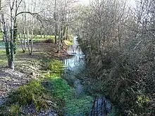 Le Vern au pont de la RD 4.