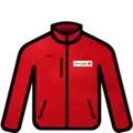 Élément de tenue « réseau », rouge.