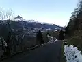 L'ancienne halte de Puy Griou et le viaduc d'Elbarat.