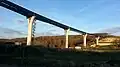 Le viaduc de la Scie en décembre 2013.