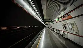 Plateforme de la station.