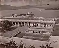 Les cours du palais vers le lac Pichola