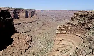Shafer Trail Road.