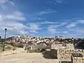 Vue d'Ulcinj (Est) depuis le château