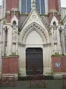 Entrée de l'église.