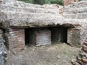 Intérieur du caldarium.