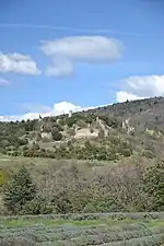 Village de Béconne en ruine.