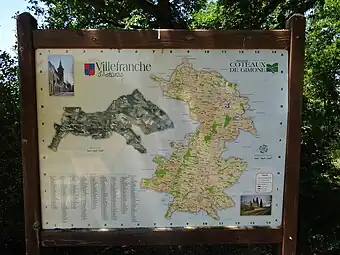 Panneau informatif.