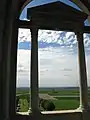 Panorama vers l'est depuis le sommet de la tour.