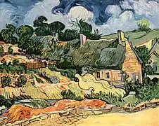 Vincent van Gogh  : Les chaumes de Cordeville, 1890, Musée d'Orsay.