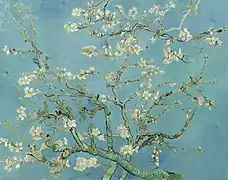 Amandier en fleurs (1890).