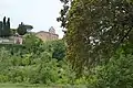 Vue sur l'église.