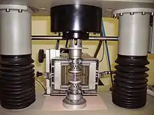 Utilisation d'un pot vibrant (en régime sinusoïdal) en DMA.